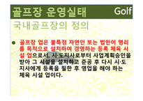 [여가산업론] 국내 골프장 현황, 문제점과 골프산업의 활성화 방안-13