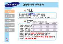 [조직행동론] 삼성전자의 조직문화-3