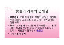 [결혼과 가족] 맞벌이 부부의 문제점과 대안방안-10