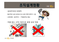 [조직설계론] KB국민은행의 새로운 조직개편과 설계-13