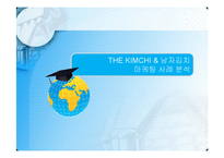 [마케팅전략] 홍진경의 THE KIMCHI와 오지호의 남자김치 마케팅 사례 분석-1