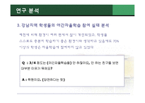 [교육사회] 야간자율학습의 자율화가 불러일으킬 수 있는 문제점(강남지역과의 차별성을 중심으로)-11