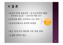 [e-비즈니스] 온라인 중심 기업 VS 온,오프라인 결합 기업(리오엘리VS미샤)-6