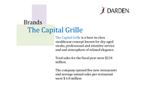 [외식경영론] Darden Restaurants, Inc. 분석(영문)-13