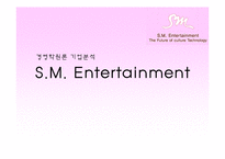 Sm엔터테인먼트 기업경영분석-1