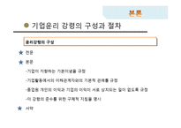 [경영윤리] 기업윤리 프로그램의 도입과 관리-7