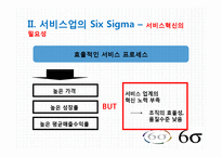 [서비스운영] 국내 서비스업 SIX SIGMA(6시그마, 식스시그마) 도입 성공,실패 사례-5