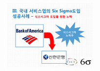 [서비스운영] 국내 서비스업 SIX SIGMA(6시그마, 식스시그마) 도입 성공,실패 사례-11