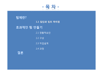 효과적인 팀제, 성공요인 및 사례분석-2