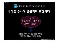 인터넷문화 지체현상 극복방안 -네트즌 수사대, 옴부즈맨, 악성 댓글-6