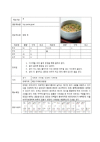 [식품영양] 고급 실버 타운 레스토랑 메뉴 개발 계획 및 실습-13