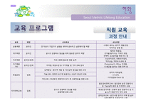 [평생교육경영론] 서울 메트로의 평생교육 소개-10