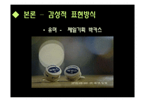 [마케팅원론] 광고메세지 표현방식유형 광고사례-광고메세지 소구점을 통한 소비자 성향 분석-14