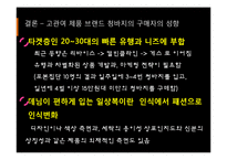 [소비자행동론] 고관여 제품 브랜드 청바지 구매자의 성향-17