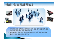 [기업과 국제환경] 삼성전자의 해외사업조직-13