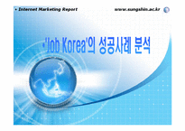 잡코리아(JOBKOREA) 경영성공전략분석-1