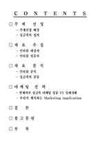 [소비자행동론] 35세 이상의 싱글족 남녀의 Life style에 따른 소비행태 분석-2
