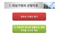 생활진단과 설계(한부모가정을 중심으로)-3