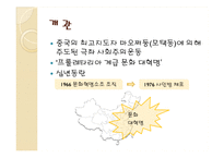 [중국현대사] 문화대혁명(文化大革命)-3