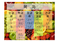 [식품재료학] 과일의 분류-2