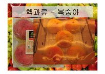[식품재료학] 과일의 분류-15