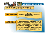 [노인복지론] 노인일자리사업-시니어클럽 중심으로-10