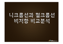 [전자기적특성평가] 니크롬선과 철크롬선 비저항 비교분석-1
