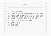 [리더쉽] 박정희 vs 김대중 리더십분석-2