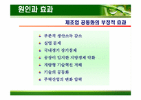 [생산운영관리] 제조공동화 문제점과 방안-17