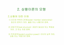 [조직행동론] Fiedler 상황이론-7