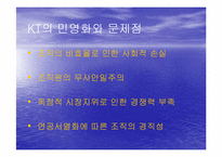 BT와 KT민영화 레포트-14
