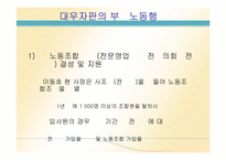[노사관계] ㈜ 대우자판의 부당노동행위(노조탈퇴공작)-5