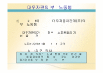 [노사관계] ㈜ 대우자판의 부당노동행위(노조탈퇴공작)-6
