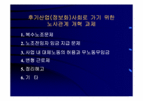 [노사관리론] 21세기를 향한 노조와 노사관계-17