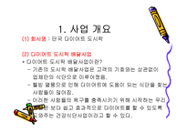 다이어트 도시락전문점창업 사업계획서-4
