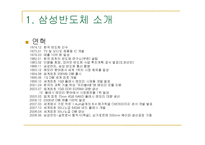 삼성반도체 생산관리 운영관리 사례분석-2