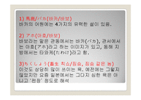일본의 방언, 은어, 비속어, 한자와 한국어-15