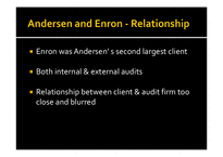 [회계원리] Arthur Andersen in the Enron Case(영문)-6
