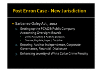 [회계원리] Arthur Andersen in the Enron Case(영문)-8