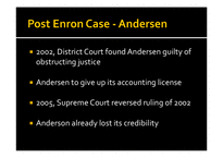 [회계원리] Arthur Andersen in the Enron Case(영문)-9