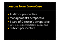 [회계원리] Arthur Andersen in the Enron Case(영문)-10