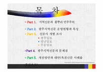 [정치와대중매체] 광주지역 신문 실태 조사-2
