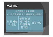 [가족사회학] 고령화 문제(노인자살과 부양)-8