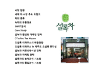설녹차 성공 경영 전략-2