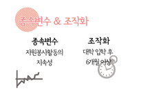 [사회복지조사론] 서울시립대 학생들의 봉사활동 유무와 봉사활동 지속성에 영향을 끼치는 요인-16