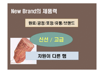 프리미엄 햄 신규 브랜드 런칭 브랜드 커뮤니케이션 전략-3