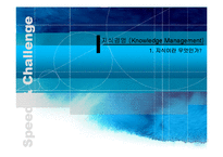 생산관리 지식경영(성공사례)-3