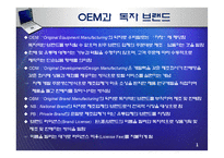 브랜드 경영전략 - OEM과 OBM의 비교 분석-2