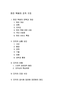 한진택배의 조직구조-1