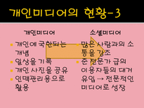 [사이버스페이스] 개인 미디어-7